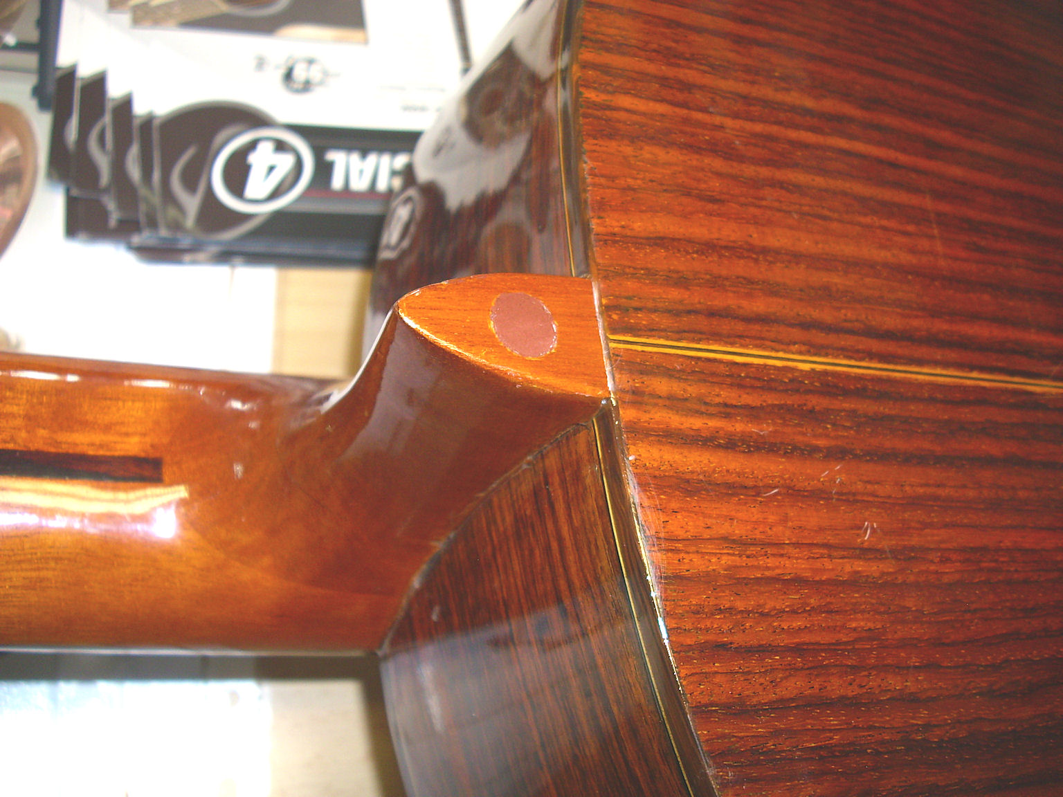 Ibanez York Classic ex Halsbruch neckfoot repaired 3