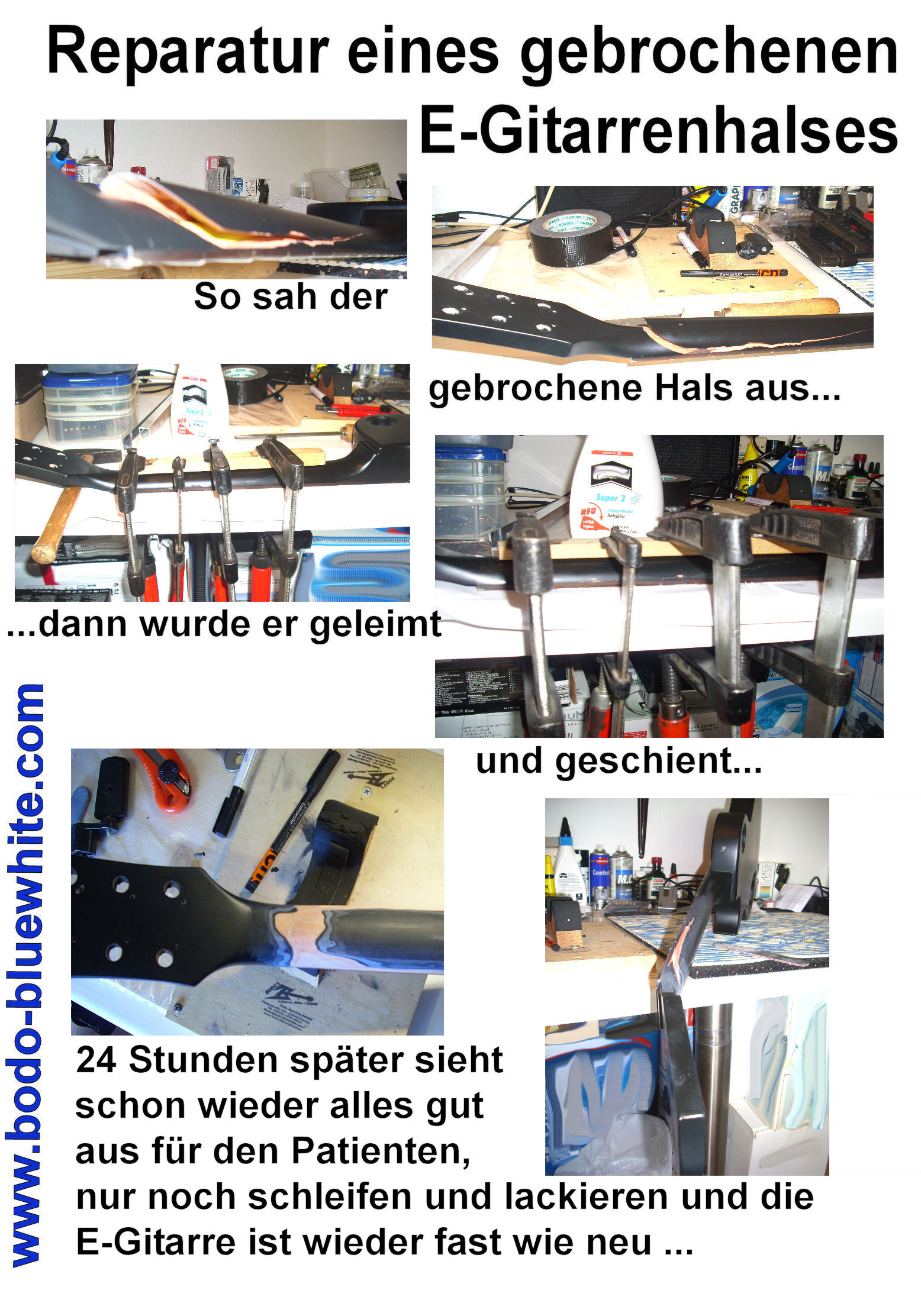 Werbung LP Halsreparatur